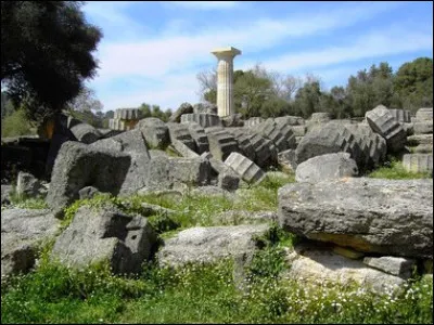 Qui a redécouvert le site d'Olympie ?