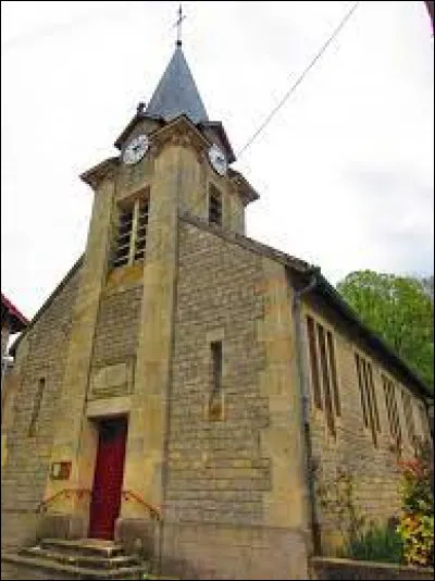 Vous avez sur cette image l'église Saint-Saintin, à Vaux-lès-Palameix. Petit village de 60 habitants, dans le canton de Saint-Mihiel, il se situe dans le département ...
