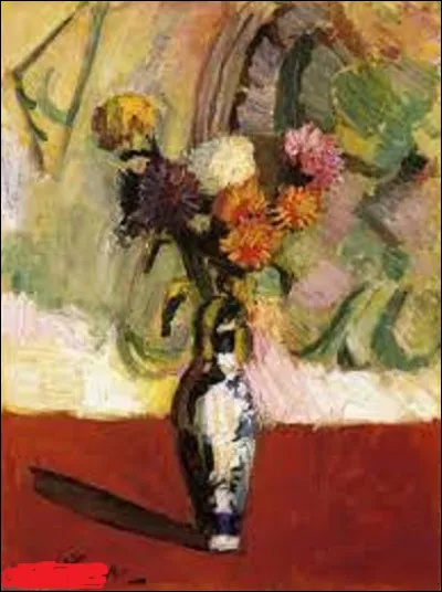 Tableau exécuté en 1902, ''Chrysanthèmes dans un vase chinois'' est une toile réalisée par un fauviste. Pouvez-vous me donner le nom de l'auteur de cette peinture ?