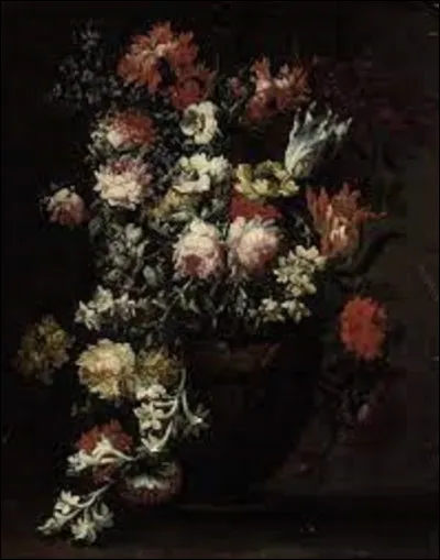 Quelle artiste baroque de la fin du XVIIe et du début du XVIIIe siècle, spécialisée dans les natures mortes, de fleurs et de fruits, a réalisé cette huile sur toile intitulée ''Chrysanthèmes, Jacinthes et pivoines dans une urne'' ?