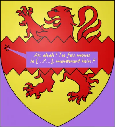 Ça ne vous rappelle pas un peu "Le Lion et le Moucheron" ?