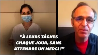 Lors de la COVID-19, il a chanté une chanson pour le personnel soignant. Quel est son titre ?