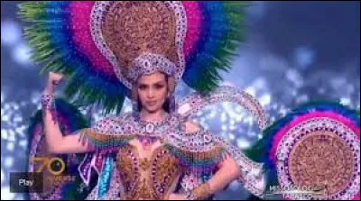 Quel pays repr&eacute;sente cette Miss ?