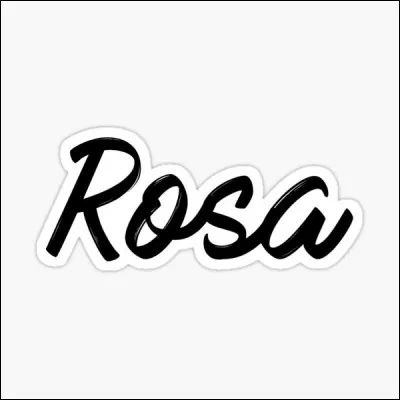 Quelle est la pierre précieuse associée au prénom Rosa ?