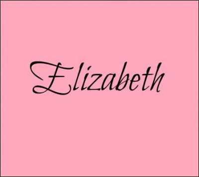 Quel métal est associé au prénom Elisabeth ?