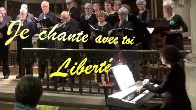 Quelle chanteuse interprétait "Je chante avec toi liberté" ?