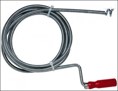 Quel est le nom de cet outil flexible servant à déboucher les canalisations sans les démonter ?