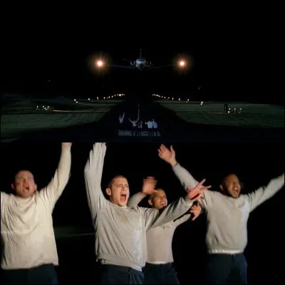 Quel est le lieu de rendez-vous des fugitifs pour prendre l'avion ?