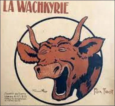 Compositeur/Histoire : 
Durant la Première Guerre mondiale, le dessinateur Benjamin Rabier offre à une unité de transport de ravitaillement de viandes fraîches, un dessin représentant une vache hilare pour se moquer de l'ennemi. Surnommée la ''Wackyrie'', allusion faite à un opéra allemand, Léon Bel la reprendra dans sa marque de fromage commerciale. Quel compositeur composa cet opéra en 1870 ?