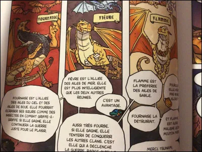 Livre 4 : Parmi toutes ces Ailes de Sable, laquelle a été élue reine ?