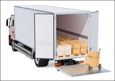 Quel est ce camion muni d'un plateau à l'arrière ?