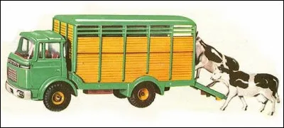 Quel est ce camion spécialisé dans le transport d'animaux ?