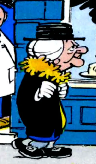 Bandes dessinées : Comment s'appelle la vieille dame amie de "Benoît Brisefer" ?