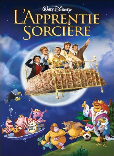 Angela Lansbury a joué dans le film "l'Apprentie sorcière", vrai ou faux ?