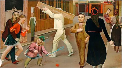 Quel peintre suisse est l'auteur de ce tableau intitulé ''La Rue'' ?