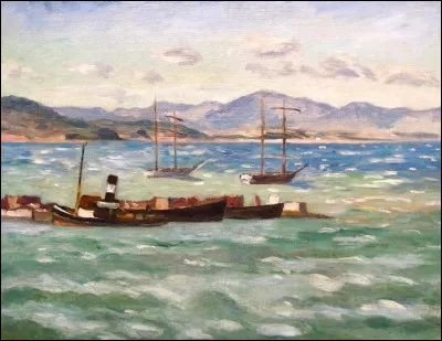 Quel peintre a choisi une vue de Saint Tropez en automne pour inspirer son uvre ?