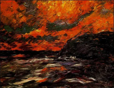 Qui a réalisé ce tableau représentant "La Mer en Automne" ?