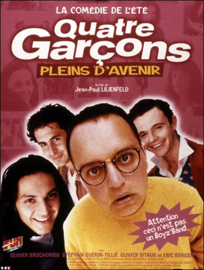Les membres de quel groupe peut-on voir dans le film musical "4 garçons dans le vent" ?