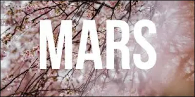 Comment dit-on "mars" en anglais ?