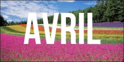 Comment dit-on "avril" en anglais ?
