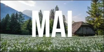 Comment dit-on "mai" en anglais ?