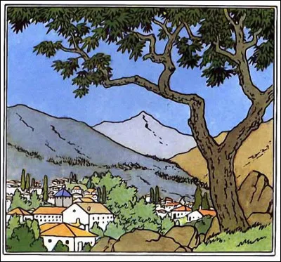 On voit ce paysage, légèrement retouché, dans ... (Complétez !)