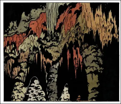 Dans quel album voit-on ces grottes ? (L'image a été rognée et retouchée en bas)