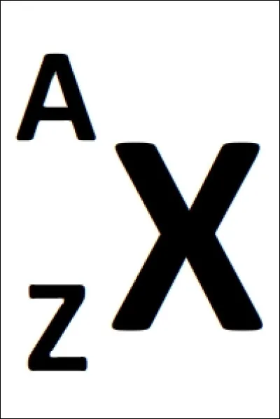 Voici l'écriture conventionnelle du noyau d'un atome. À quoi correspond le A ?