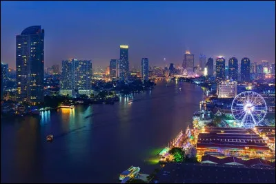 Quelle capitale d'Asie se situe sur le fleuve Chao Phraya ?