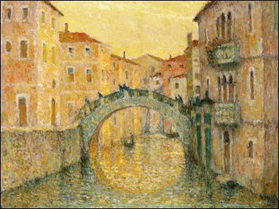 Qui a immortalisé ce soleil du matin sur Venise ?