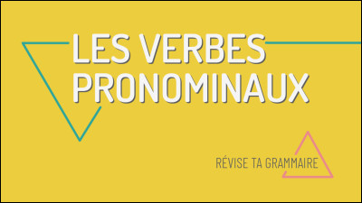 Français - Combien de sens peut avoir un verbe pronominal ?