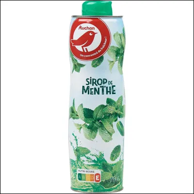 Le sirop de menthe existe.