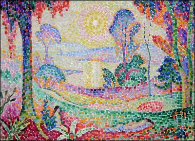 Quel artiste a immortalisé ce "Coucher de soleil" ?