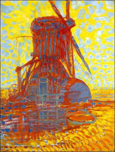 Qui représenté ce moulin à la lumière du soleil ?