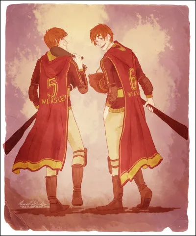 Comment s'appelle le frère jumeau de George Weasley ?