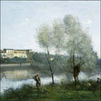 Quel peintre fran&ccedil;ais a r&eacute;alis&eacute; une dizaine de tableaux de Ville-d�Avray, o&ugrave; sa famille poss&egrave;de une maison ?