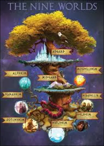 Dans la mythologie nordique, quel arbre correspond à l'Arbre des mondes ?