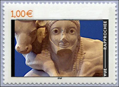 Pourquoi ce "Moschophore" de Grèce archaïque s'appelle-t-il justement le "Moschophore" ?