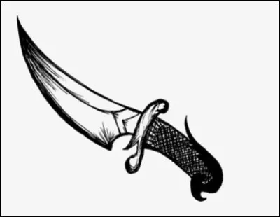 Vous avez une arme en main :