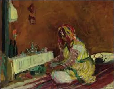 Et on termine en cherchant un fauviste. Qui a exécuté ce tableau nommé ''Jeune marocaine servant le thé'' ?
