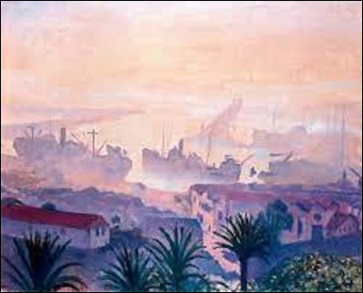 On commence notre voyage en Algérie.Quel fauviste a réalisé, en 1943, cette huile sur toile intitulée ''Le Port d'Alger dans la brume'' ?