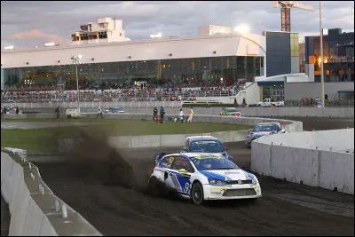 Le circuit des Trois-Rivières accueille le championnat du monde de Rallycross en 2014. Quel pilote remporte cette épreuve ?