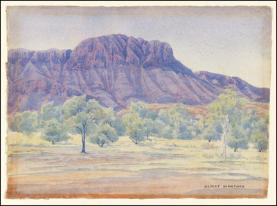 Qui a peint "Central Australian Landscape" ?