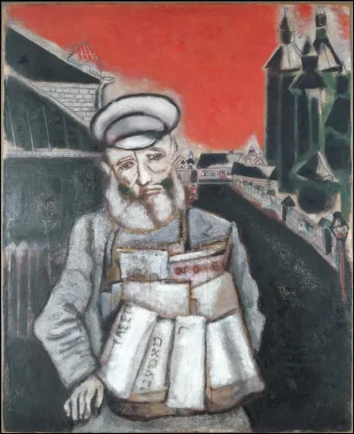 Qui a fait le portrait du marchand de journaux ?