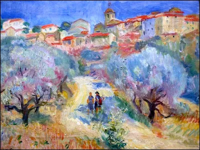 Qui a peint cette "Vue de Ramatuelle" ?