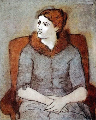 Qui a représenté "Olga au col de fourrure" ?