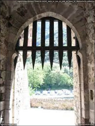Quel est le nom de cette grille de fermeture d'une porte, souvent utilisée au Moyen Âge à l'entrée d'un château fort ?