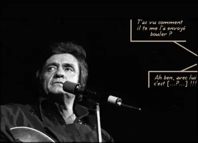 La voix assez rare de baryton-basse de "l'homme en noir"... Qui était-ce ?