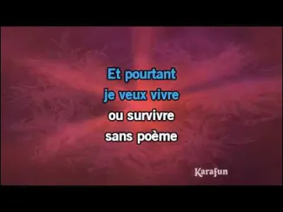 En 1982, qui chantait "Vivre ou survivre" ?
