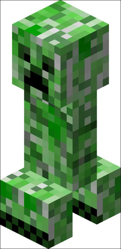 Sur la version ratée de quelle entité est basé le Creeper ?
